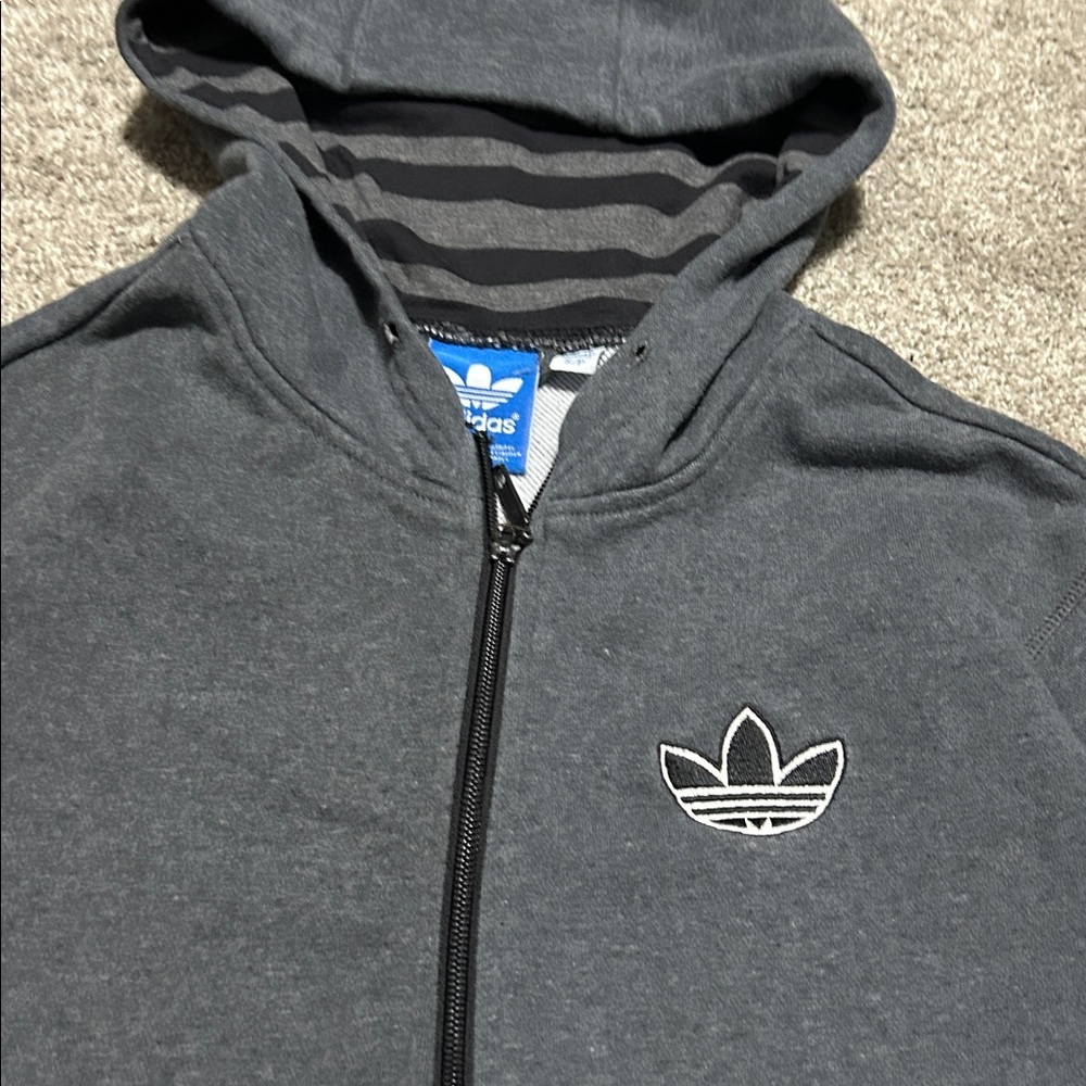 Vintage Adidias Zip Up Sweater - Picture 2 of 6